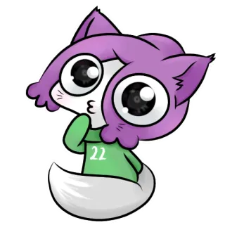 Мирби by @animashka_youtube telegram stickers