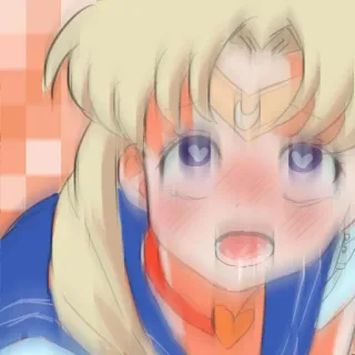 🌕 Sailor Venus Sailor Moon Animé, Dessin animé, Sailor Moon, Sailor Venus, Fanart telegram sticker