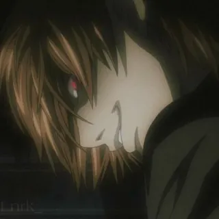 💈 Light Yagami Death Note Anime, Death Note, Light Yagami, Kira, Manga telegram sticker