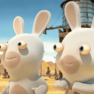 rabbids @this_is_sticker_party whatsapp stickers