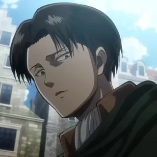 ⚔ Levi Ackerman Attack on Titan Levi, Attack on Titan, Anime, Manga, Prajurit telegram sticker
