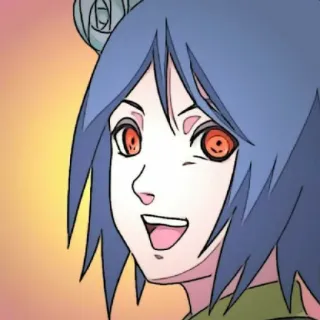 💜 Konan Naruto anime, cartoon, character, konan, naruto telegram sticker