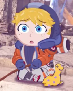 😐 Wattson Apex Legends Apex Legends, Wattson, video game, cartoon, sticker telegram sticker