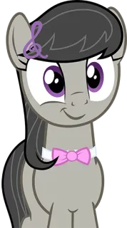 😊 pony, cartoon, animal, character, equine, music, clef telegram sticker
