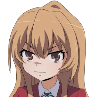 😠 Taiga Aisaka Toradora! Anime, Fille, Tsundere, Personnage, Toradora whatsapp sticker