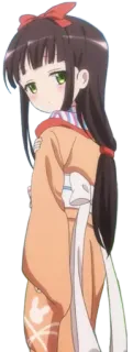😌 аниме, девушка, мультфильм telegram sticker