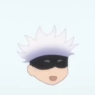 🛑 Gojo Satoru Jujutsu Kaisen Аниме, Манга, Чиби, Годжо, Сатору, Jujutsu Kaisen whatsapp sticker