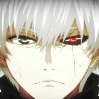 😡 Ken Kaneki Tokyo Ghoul Anime, Ghoul, Ken Kaneki, Tokyo Ghoul, Charakter, Manga telegram sticker