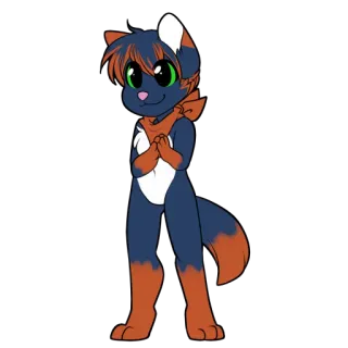 😊 Furry, Dibujos animados, Animal, Antro, Personaje, Ilustración telegram sticker