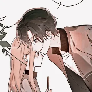🦔 Kreskówka, Anime, Manga, Para, Miłość, Romans telegram sticker