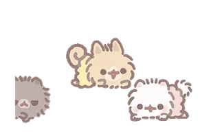 ⭐ mignon, animaux, kawaii, sticker, lapin, chat telegram sticker