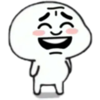 😃 cartoon, character, sticker, happy, cute telegram sticker
