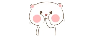 🧸 cute, bear, animal, cartoon telegram sticker