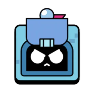 🌟 brawl stars, nhân vật game, sticker, robot, tức giận telegram sticker