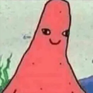 🙂 Patrick Star SpongeBob SquarePants whatsapp sticker