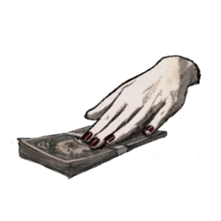 🤑 denaro, contanti, mano, ricchezza, finanza, valuta telegram sticker