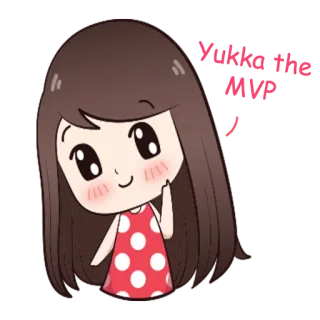 😉 cartoon, girl, cute, kawaii, sticker, anime, illustration telegram sticker