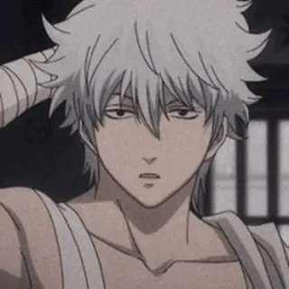 💣 Gintoki Sakata Gintama Anime, Manga, Gintama, Gintoki, Sakata Gintoki, Samouraï telegram sticker