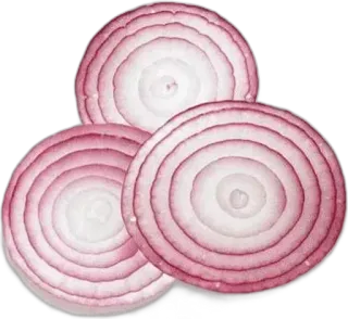 🌟 food, onion, vegetable, purple, slices telegram sticker