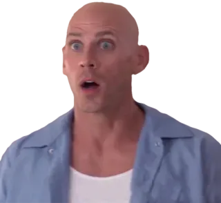 😲 Johnny Sins 男, ショック, アダルト映画, 俳優, ミーム telegram sticker