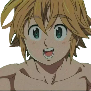 😃 Meliodas The Seven Deadly Sins anime, meliodas, seven deadly sins, sticker telegram sticker