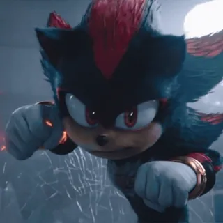 👊 Shadow the Hedgehog Igel, Schatten, Sega, Sonic, Spiel, Tier telegram sticker