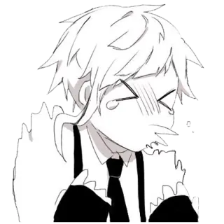 🤧 Anime, Cartoon, Traurig, Weinen telegram sticker