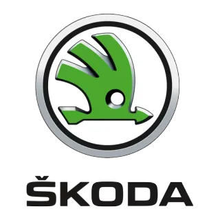 👍 SKODA Skoda, автомобиль, машина, транспорт, логотип, Чехия, авто telegram sticker