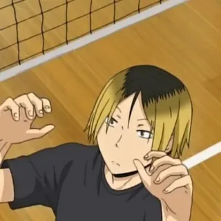 🏐 Kozume Kenma Haikyuu!! Anime, Volleyball, Haikyuu, Kenma, Kozume Kenma telegram sticker