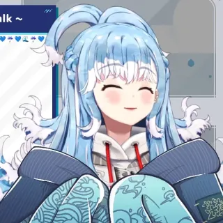 💧 Kobo Kanaeru Talk ~ 动漫女孩, 虚拟主播, 可爱, Kobo, Hololive, 虚拟YouTuber telegram sticker