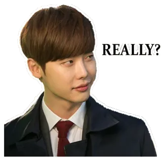 😏 REALLY? question, expression, visage, personne telegram sticker