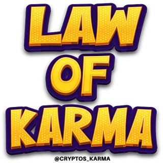 ✍️ LAW OF KARMA Karma, Legge, Giustizia, Morale, Conseguenze telegram sticker