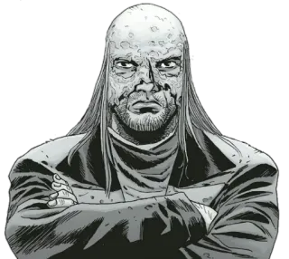 😤 Alpha The Walking Dead comics, walking dead, alpha, bösewicht, anführer telegram sticker