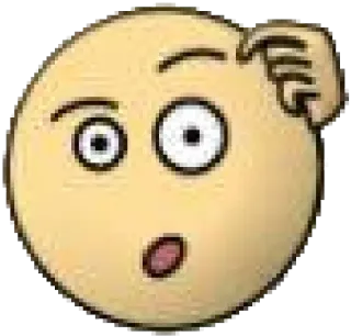 🤔 emoji, confused, thinking, question, expression telegram sticker