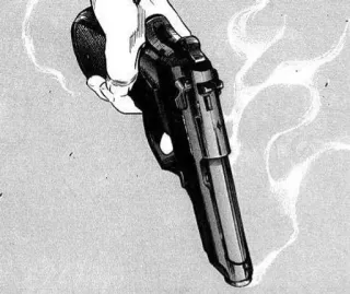 🌟 waffe, waffe, handfeuerwaffe, schusswaffe, pistole, gewalt telegram sticker