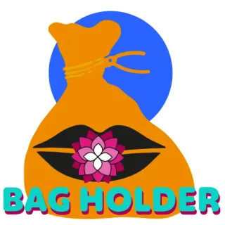 👜 BAG HOLDER กระเป๋า, ที่ใส่, การเงิน, การลงทุน, มีม, ตลาดหุ้น telegram sticker