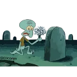 Squidward🐙- @MochaStickers telegram stickers