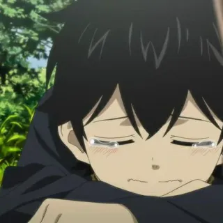 🥑 Anime, Menino, Triste, Chorando, Emocional, Mangá telegram sticker