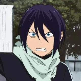 🎴 Yato Noragami anime, noragami, yato, dio, personaggio, manga whatsapp sticker