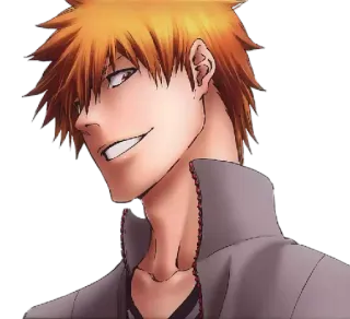 😄 Ichigo Kurosaki Bleach Anime, Manga, Ichigo, Bleach, Personaggio, Kurosaki telegram sticker