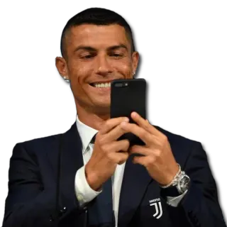 📱 Cristiano Ronaldo voetbal, sport, speler, selfie telegram sticker