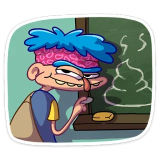 😈 cartoon, drawing, classroom, teacher, offensive telegram sticker