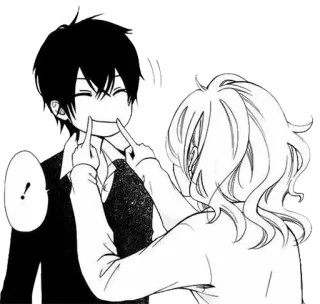 😊 ! Anime, Manga, Schattig, Cartoon, Strip, Stel whatsapp sticker