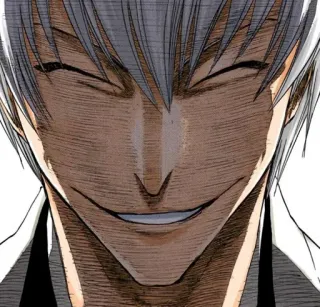 😁 Gin Ichimaru Bleach Anime, Manga, Gin Ichimaru, Bleach, Sorrisetto, Personaggio telegram sticker