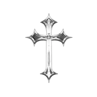 🫥 cross, religious symbol, christianity, faith telegram sticker