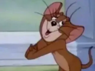 ☺️ Jerry Mouse Tom and Jerry Desenho animado, Rato, Jerry, Engraçado, Animado telegram sticker
