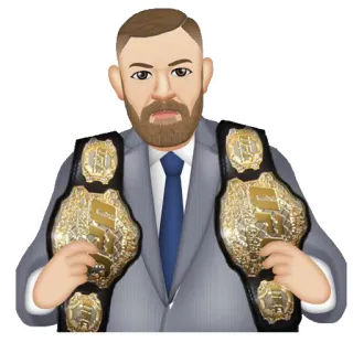 🥇 Conor McGregor conor mcgregor, mma, ufc, combattant, champion, sport telegram sticker