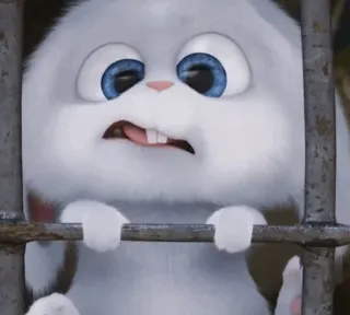 🍭 Snowball The Secret Life of Pets Cartoon, Hase, Bösewicht, Tier, Süß, Lustig telegram sticker