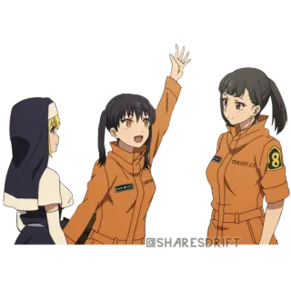 Fire Force - @SharesDrift telegram stickers