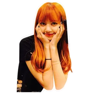 ✨ Lisa mujer, retrato, cantante, kpop, lisa, blackpink telegram sticker